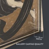 Danseres met DraperieEn - Expressive Nude Dancer (1919) By Henk Schilling canvas wall art - Image 3