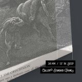 Darkness at the Crucifixion - Stormy Cross Scene by Gustave Dore canvas wall art - Image 8