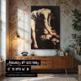 David and Goliath - Baroque Triumph Painting by Caravaggio canvas wall art