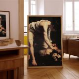 David and Goliath - Baroque Triumph Painting by Caravaggio canvas wall art - Image 7