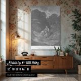 David and Jonathan's Farewell - Gustave Dore Covenant of Friendship canvas wall art