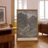 David and Jonathan's Farewell - Gustave Dore Covenant of Friendship canvas wall art - Image 7
