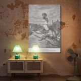 David Slays Goliath - Gustave Dore Victory of Faith Scene canvas wall art - Image 5