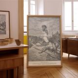 David Slays Goliath - Gustave Dore Victory of Faith Scene canvas wall art - Image 7