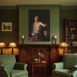 David with Head of Goliath - Biblical Justice Art by Caravaggio canvas wall art - Image 4