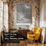 Death of Abel - First Murder Scene from Genesis by Gustave Dore canvas wall art - Image 3