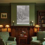 Death of Abimelech - Gustave Dore Helmet-Crushing Moment canvas wall art - Image 4