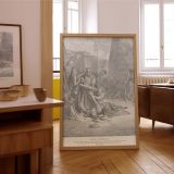 Death of Abimelech - Gustave Dore Helmet-Crushing Moment canvas wall art - Image 7