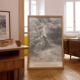 Death of Absalom - Gustave Dore Engraving of Hanging and Soldiers Scene canvas wall art - Image 7