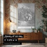Death of Agag - Gustave Dore Judgment in the Presence of Samuel canvas wall art