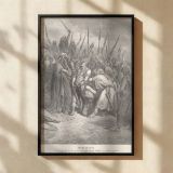 Death of Agag - Gustave Dore Judgment in the Presence of Samuel canvas wall art - Image 2