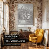 Death of Agag - Gustave Dore Judgment in the Presence of Samuel canvas wall art - Image 3