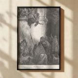 Death of Jezebel - Gustave Dore Palace Fall and Soldiers Scene canvas wall art - Image 2