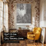 Death of Jezebel - Gustave Dore Palace Fall and Soldiers Scene canvas wall art - Image 3