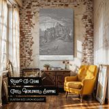 Death of King Ahab - Gustave Dore Battlefield Judgment Scene canvas wall art - Image 3
