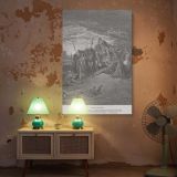 Death of King Ahab - Gustave Dore Battlefield Judgment Scene canvas wall art - Image 5