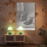 Death of Queen Athaliah - Gustave Dore Violent Courtroom Overthrow Scene canvas wall art - Image 5