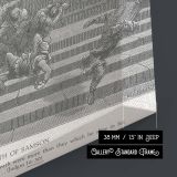 Death of Samson - Gustave Dore Temple Collapse in Grayscale canvas wall art - Image 8