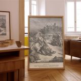 Death of Saul - Gustave Dore Mount Gilboa Battle Scene canvas wall art - Image 7