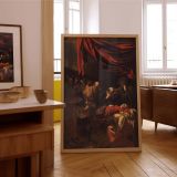 Death of the Virgin - Apostles Mourning Scene by Caravaggio canvas wall art - Image 7