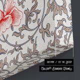 Decorative seamless pattern floral background — room mockup view 5