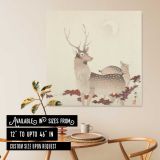 Deer and Moon by Ohara Shōson — alternate room view