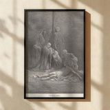 Disciples Mourn Over Jesus - Crucifixion Aftermath by Gustave Dore canvas wall art - Image 2