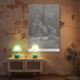 Disciples Mourn Over Jesus - Crucifixion Aftermath by Gustave Dore canvas wall art - Image 5
