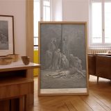 Disciples Mourn Over Jesus - Crucifixion Aftermath by Gustave Dore canvas wall art - Image 7