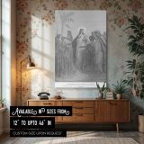 Disciples Pluck Grain - Sabbath Law Scene by Gustave Dore canvas wall art