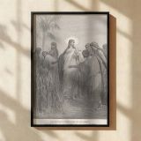 Disciples Pluck Grain - Sabbath Law Scene by Gustave Dore canvas wall art - Image 2