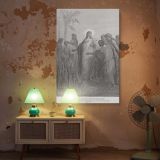 Disciples Pluck Grain - Sabbath Law Scene by Gustave Dore canvas wall art - Image 5