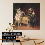 Discussing the Day's Shoot by Adolphe Alexandre Lesrel — room mockup view 6