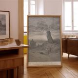 Disobedient Prophet and the Lion - Gustave Dore Wilderness Judgment Scene canvas wall art - Image 7