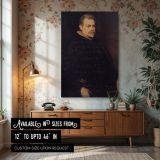 Don Juan Mateos - Velazquez Portrait of Spanish Court Servant canvas wall art