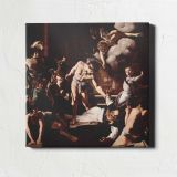 Dramatic Biblical Scene by Caravaggio — room mockup view 1