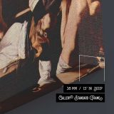 Dramatic Biblical Scene by Caravaggio — room mockup view 5