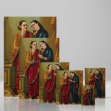 Draupadi and Queen Sudeshna - Disguised Delivery Scene canvas wall art - Image 4