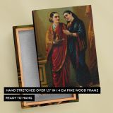 Draupadi and Queen Sudeshna - Disguised Delivery Scene canvas wall art - Image 6