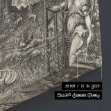 Dream of Raphael - OG by Giorgio Ghisi - canvas surface and wrapped edge detail