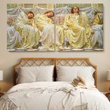 Dreamers by Albert Joseph Moore — single-panel canvas in a bedroom