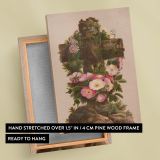 Easter Morning No.5 - Floral Cross with Spring Blossoms By L. Prang & Co. canvas wall art - Image 6