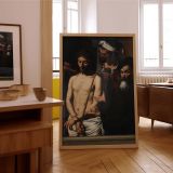 Ecce Homo - Christ Mocked Painting by Caravaggio in Chiaroscuro canvas wall art - Image 7