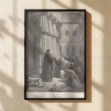 Egyptians Plead Moses to Leave - Gustave Dore After the Tenth Plague canvas wall art - Image 2