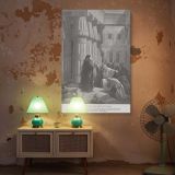 Egyptians Plead Moses to Leave - Gustave Dore After the Tenth Plague canvas wall art - Image 5