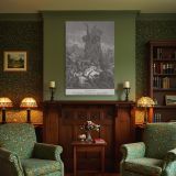 Eleazar Battles the Elephant - Gustave Dore Chaos in Warfare Scene canvas wall art - Image 4