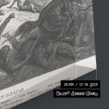 Eleazar Battles the Elephant - Gustave Dore Chaos in Warfare Scene canvas wall art - Image 8
