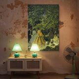 Elegant Picnic Scene by Claude Monet - Green Foliage and Sunlit Dresses canvas wall art - Image 5