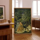 Elegant Picnic Scene by Claude Monet - Green Foliage and Sunlit Dresses canvas wall art - Image 7