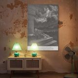 Elijah Ascends in Chariot - Gustave Dore Heavenly Fire and Angels canvas wall art - Image 5